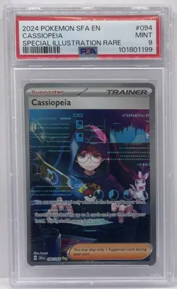 Pokemon TCG Cassiopeia 094/064 Shrouded Fable Special Illustration Rare PSA 9 - Image 1