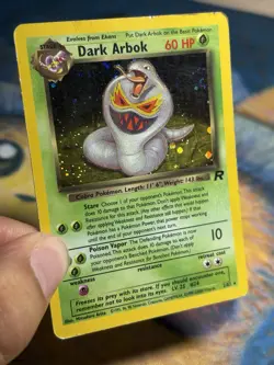 Dark Arbok 2/82 Holo Rare Card Team Rocket Vintage Wotc Pokemon Card HP - Image 4