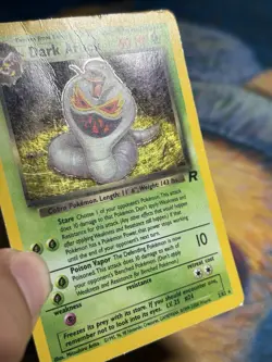 Dark Arbok 2/82 Holo Rare Card Team Rocket Vintage Wotc Pokemon Card HP - Image 5