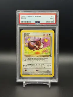 Pokemon TCG Jungle Eevee 51/64 PSA 9 - Image 1