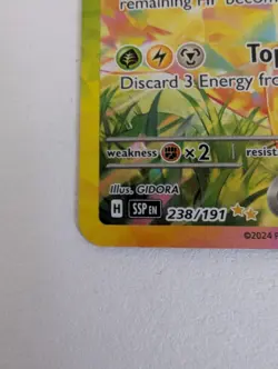 2024 Pokemon Surging Sparks Pikachu Ex #238/191 - Image 5