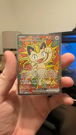 Pokemon TCG - Meowth ex 121/088 SIR - Perfect Order MINT See Pics +Centering ✅ - Image 3
