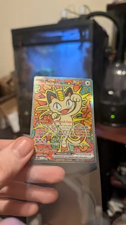 Pokemon TCG - Meowth ex 121/088 SIR - Perfect Order MINT See Pics +Centering ✅ - Image 5