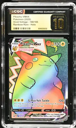 2020 Vivid Voltage Pikachu VMAX CGC Pristine 10 - Image 1