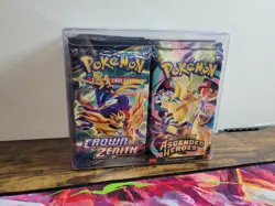 Pokemon TCG Booster Pack Lot 36x - Crown Zenith, Ascended Heroes, Obsidian Flame - Image 1