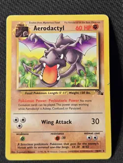 Aerodactyl (Prerelease) 01/62 Wotc Promo Holo Pokemon See Pictures - Image 1