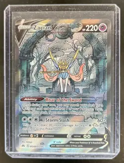 2023 Pokemon SWSH Crown Zenith Zacian V Galarian Gallery Full Art #GG48/GG70 - Image 1