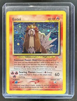 2001 Pokemon Neo Revelation Entei Holo #6/64 - Image 1