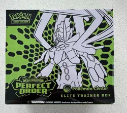 Pokemon Mega Evolution Perfect Order Elite Trainer Box Sealed Pokemon Center ETB - Image 1