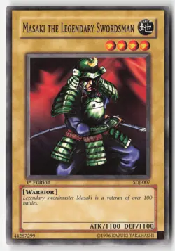 Yugioh - Masaki the Legendary Swordsman SDJ-007 1st Edition - Starter Deck: Joey - Image 1