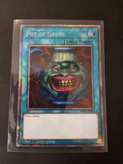 Pot of Greed MP25-EN050 Starlight Rare Yugioh 2025 Mega Pack 1st Edition NM - Image 1