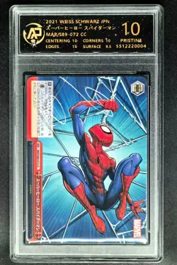 2021 Weiss Schwarz.JPN SPIDER-MAN S89-072 RPA 10 (SAME AS PSA 10) - Image 1