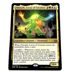 [1x] Omnath, Locus of Creation - NM/M booster fresh - Zendikar Rising MTG Magic - Image 1