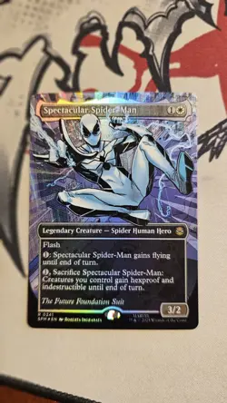 Spectacular Spider-Man (0241) (Borderless) (Textured Foil) Future Foundation - Image 1