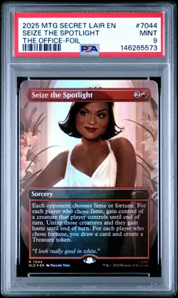 2025 MAGIC: THE GATHERING SECRET LAIR DROP #7044 SEIZE THE SPOTLIGHT PSA 9 - Image 1