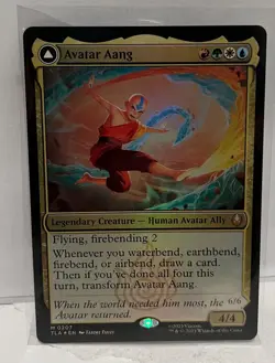 Magic the Gathering Avatar Aang Foil Avatar The Last Airbender LP - Image 4