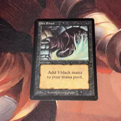 Dark Ritual X1 Mtg Beta Nm - Image 1