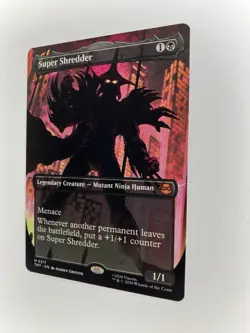 MTG TMNT Super Shredder Borderless Mythic Rare Magic The Gathering Ninja Turtles - Image 2