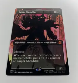 MTG TMNT Super Shredder Borderless Mythic Rare Magic The Gathering Ninja Turtles - Image 4