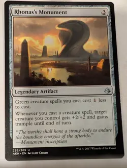 Rhonas's Monument - Amonkhet - Magic the Gathering MTG Nice! - Image 1