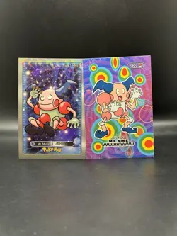 Mr Mime Pocket Book Database Cracked Ice Holo Pokemon - Image 1