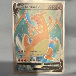 Pokemon Charizard V Full Art Ultra Rare Holo 153/172 Brilliant Stars 220 HP - Image 1