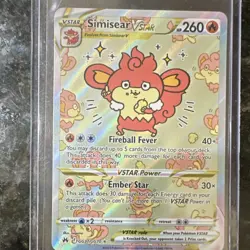Pokemon Simisear VSTAR GG37/GG70 Crown Zenith Ultra Rare Holo 260 HP - Image 1