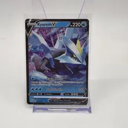 Pokemon Kyurem V 048/196 Lost Origin Ultra Rare Holo Card Sword & Shield - Image 1