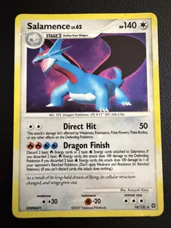 Pokemon Salamence 18/132 Secret Wonders Holo Rare 2007 Card - LP+ - Image 1