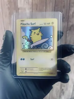 Pokemon TCG: Surfing Pikachu 111/108 Evolutions Secret Rare Regular 50 HP Card - Image 1