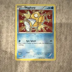 Pokemon Magikarp Black Star Promo Holo XY143 Basic XY 30 HP 30 Attack Card - Image 1