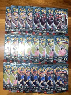 Pokemon S&V Journey Together Sealed Booster Packs (24 Total) - Includes T.R. Tin - Image 1
