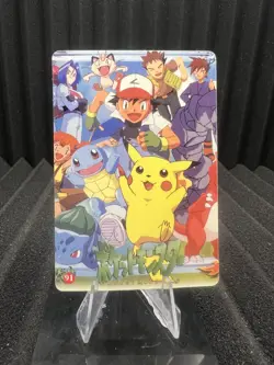 Pokemon Vintage Pocket Monsters Vending HOLO Prism Sticker 1999 Nintendo Japan - Image 2