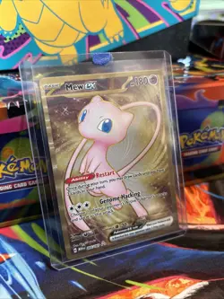 2023 Pokemon Mew ex MEW EN 205/165 Hyper Rare Holo Scarlet & Violet EN-151 - Image 2