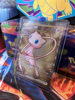 2023 Pokemon Mew ex MEW EN 205/165 Hyper Rare Holo Scarlet & Violet EN-151 - Image 3