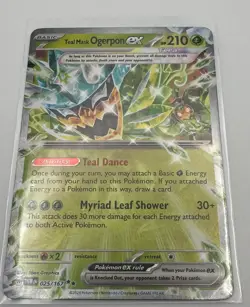 Teal Mask Ogerpon ex #25 Pokemon Twilight Masquerade - Image 1