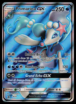 Pokemon Card Sun & Moon Promo Primarina GX - SM39 Promo Holo - Image 1