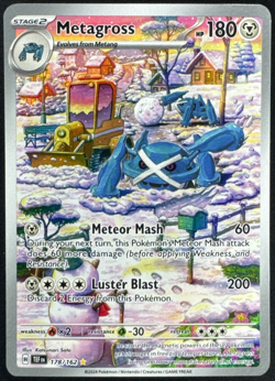 METAGROSS 178/162 LP ILLUSTRATION RARE TEMPORAL FORCES POKEMON 2024 - Image 1
