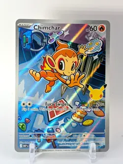 2026 Pokemon TCG 30th Anniversary First Partner Black Star Promo Chimchar 041 - Image 1