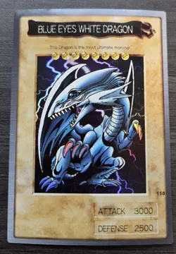 Yugioh Japanese Bandai 1998 Blue-Eyes White Dragon #118 Ultra Rare MP US SELLER - Image 1