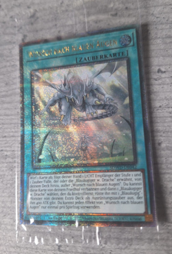 Yu-Gi-Oh! Wishes for eyes of blue - Quarter Century SecretRare SDWD-DE042 sealed - Image 1