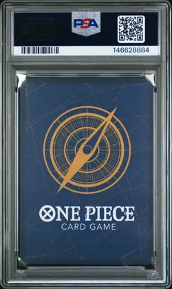 2025 ONE PIECE JPN OP14-THE AZURE SEA'S SEVEN ALTERNATE ART TRAFALGAR LAW PSA 9 - Image 2