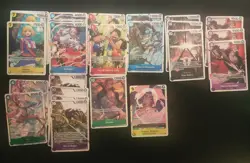 One Piece English Lot 730 Pcs SR,R,L,Don & E&S OP13 ,OP14 ,PRB02 Foil - Image 1