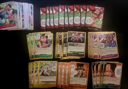 One Piece English Lot 730 Pcs SR,R,L,Don & E&S OP13 ,OP14 ,PRB02 Foil - Image 2