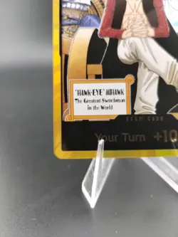 One Piece Card Game 🏴‍☠DON!! Card Dracule Mihawk "GOLD" NM Foil ENGLISH - Image 4