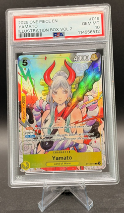 Yamato ST13-016 PSA 10 Gem Mint One Piece Illustration Box Vol. 2 2025 EN - Image 1