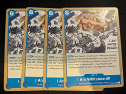 MINT One Piece Ace & Newgate ST22 I Am Whitebeard!! ST22-015 Play Set (X4) - Image 1