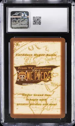2001 CARDDASS HYPER BATTLE JAPANESE ONE PIECE GRAND BOX 4 FOIL #C365 LUFFY CGC 9 - Image 2