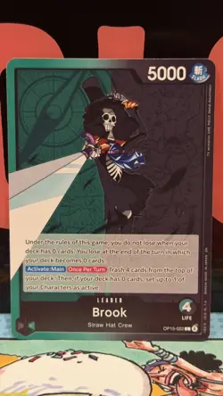 One Piece CCG Brook Leader OP15-022 Adventure On Kami’s Island - Image 2