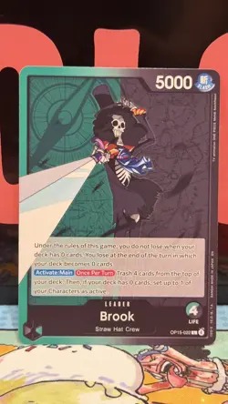 One Piece CCG Brook Leader OP15-022 Adventure On Kami’s Island - Image 3